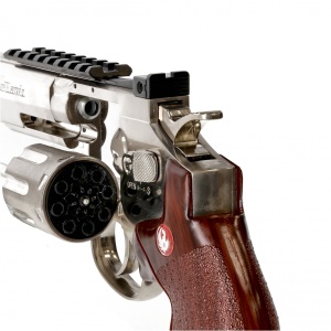 Ruger Superhawk 8in Airsoft Revolver - Chrome [6mm] - Img 9