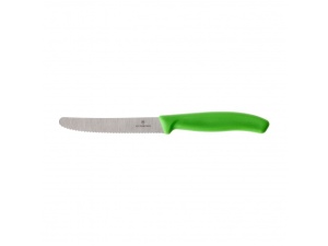 Tomato knife 6.7836.L114 (serrated 11cm green)