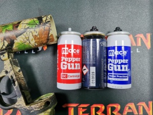 2x Cartus de schimb cu Piper / Pepper Gun OC Refill Cartridge for MACE Peppergun - Img 8