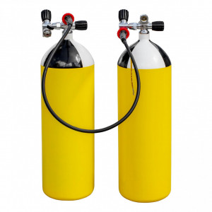 Air Bank 2x15L 300 BAR with Fittings