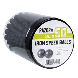 Bile Cauciuc RazorGun cal.50 Iron Speed Balls - 500buc [~2g]
