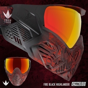 Bunkerkings CMD Goggle - Fire Black Highlander - Img 2