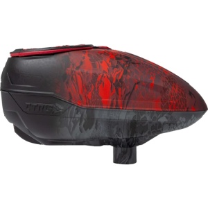 Bunkerkings CTRL2 Paintball Hopper (Fire Black Highlander)