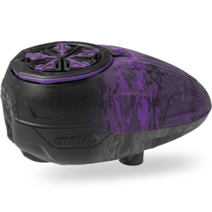 Bunkerkings CTRL2 Paintball Hopper (Purple Black Highlander) - Img 4