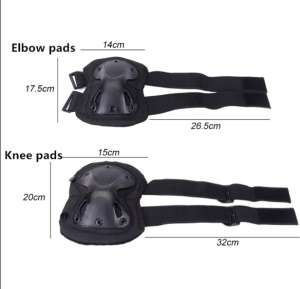 DELTA SIX Tactical Knee & Elbow Pads - Set of 4 (Desert / Tan) - Img 2
