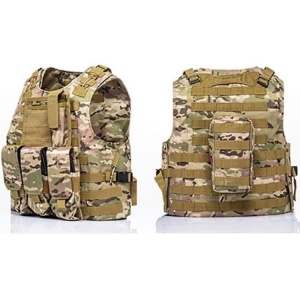 DELTA SIX Tactical Molle vest with pockets (Multicam) - Img 3