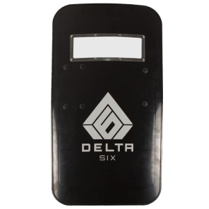 DELTA SIX V1 Protection Shield - protective shield for paintball & airsoft (black) - Img 1