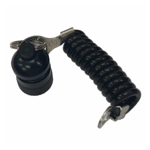 DSG Aluminium Fill Nipple Cover - Black