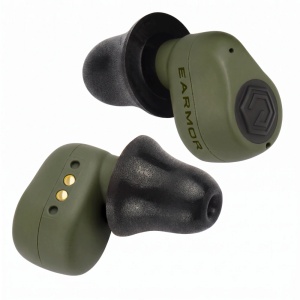 Earmor M23T - Active Hearing Protectors NRR 25 dB - Bluetooth 6.0 - Foliage Green [M23T-AI-FG]