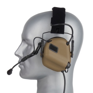 Earmor M32 PLUS - Active Hearing Headphones - Coyote [M32-CB] - Img 2