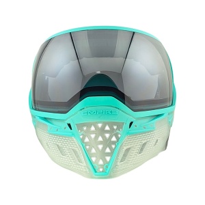 Empire EVS Goggle System Crystal Clear Teal - Silver Mirror Lens - Img 2