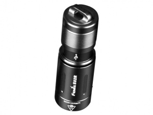 Fenix E02R LED keychain flashlight - black [lanterna Breloc chei] - Img 5