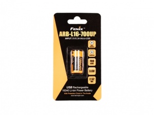 Fenix USB Rechargeable Battery ARB-L16UP 16340 RCR123 700mAh - Img 6