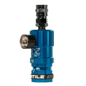 HK Army Hostile XLP Airsoft Regulator - Top Port Quick-Disconnect (blue)