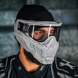 HK Army HSTL Skull Goggle / Paintball Mask (Grey) - Img 4