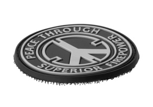 JTG Peace Through Superior Fire Power Rubber Patch - Img 10