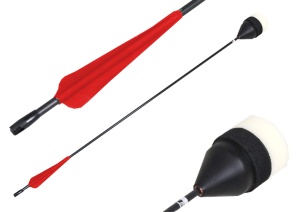 LD LARP Flat-Head arrow - black shaft 76 cm [Set of 32] - Img 9