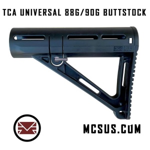 MCS PCP Floating Air Stock Shoulder Support for 88g Co2 Cartridges (black)