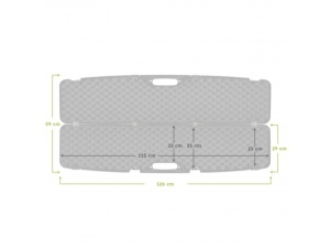 Megaline gun trunk black 125x25x11 cm cipher - Img 5