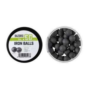 RazorGun Rubberballs With Iron Fillings .50 - 50buc [~2.6g] - Img 2