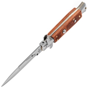 Sayre Mafia Stiletto Spring Knife [Wood] - Img 3