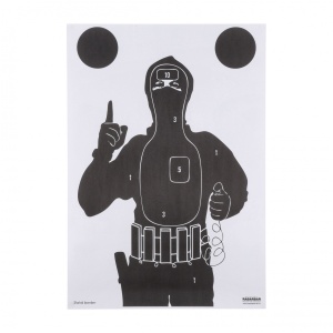 Tinta Hartie / Paper Target Bomber Shahid - 630x440mm (1buc)