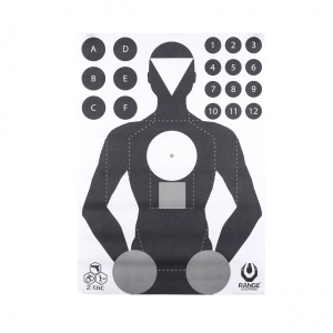 Tinta Hartie / Paper Target Z-TAC Syl shooting - 700x500mm - Img 1