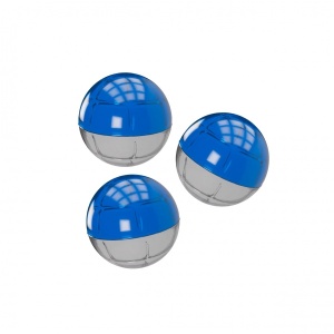 Umarex T4E CKB43 Chalkballs cal.43 - 100buc WHITE [0.73g] - Img 3