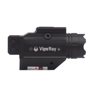 VipeRay Doublecrossn Laser Flashlight Combo -Blk (Red Laser) [SCRL-05] - Img 4