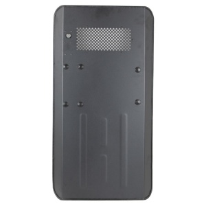 DELTA SIX V2 Aluminum Protection Shield Pro with Flashlight - protective shield for paintball & airsoft (black) - Img 1