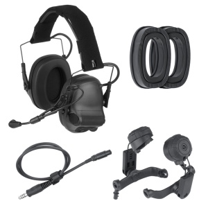 Earmor M33SET - Active Hearing Protectors - Black [M33SET-BK]