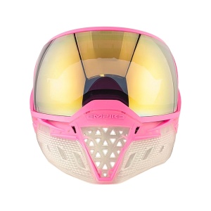 Empire EVS Goggle System Crystal Clear Pink - Gold Mirror Lens - Img 2