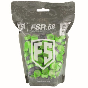 First Strike Paintballs 150 Rounds Bag - Grey/Green