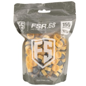 First Strike Paintballs 150 Rounds Bag - Grey/Yellow