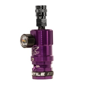HK Army Hostile XLP Airsoft Regulator - Top Port Quick-Disconnect (purple)