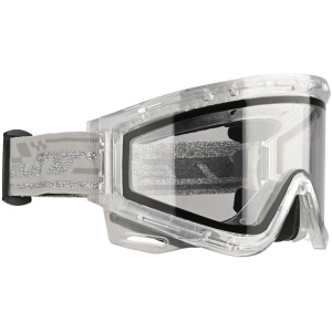 JT ProFlex QLS Goggle Frame w/ Thermal Lens & Strap - Ice Clear