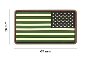 JTG US Flag Rubber Patch Reversed - Img 2