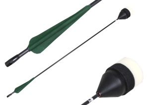 LD LARP Flat-Head arrow - black shaft 76 cm [Set of 32] - Img 6