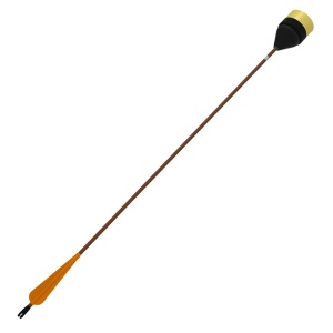 LD LARP Flat-Head arrow - brown shaft 76 cm [Set of 32] - Img 7
