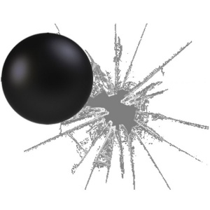 RAP4 Plastic Bullets Cal. 68 (black) - 100 pieces