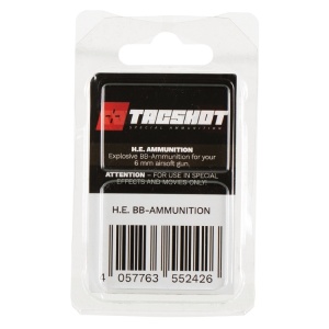TacShot Ammunition HE SHOT FX 6mm Airsoft BB's - Img 3