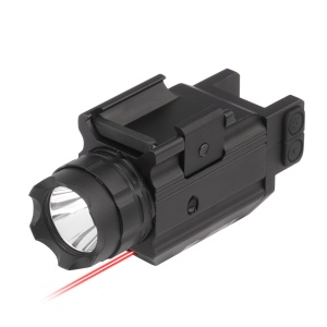 VipeRay Doublecrossn Laser Flashlight Combo -Blk (Red Laser) [SCRL-05]