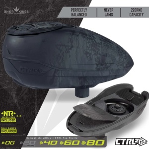 Bunkerkings CTRL2 Paintball Hopper (Black Highlander) - Img 5