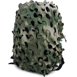 DELTA SIX 3D camouflage net camouflage cover for backpacks (ATFG camo) - pt 60L sau 80L