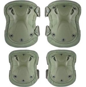 DELTA SIX Tactical Knee & Elbow Pads - Set of 4 (olive) - Img 1