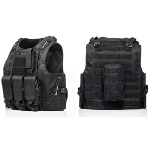 DELTA SIX Tactical Molle Vest with Pockets (Digital Desert Camo) - Img 2