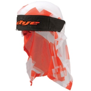 DYE Head Wrap - Airstrike (orange/white)