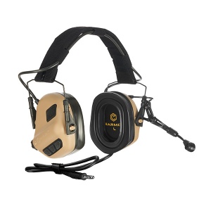 Earmor M32 PLUS - Active Hearing Headphones - Tan [M32-TN]