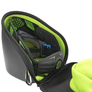 Exalt Carbon V3 Goggle Case (Black / Lime) - Img 2