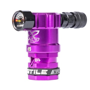 HK Army Hostile XLP Airsoft Regulator - Side Port Quick-Disconnect (purple) - Img 3